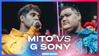 MITO vs G SONY  Octavos  Regional Buenos Aires Red Bull Batalla Argentina 2023 [upl. by Wyne]