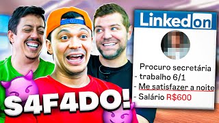 PERDERAM A NOÇÃO NAS VAGAS DE EMPREGO 🤣 ft Renato Albani amp Victor Sarro [upl. by Raeann]