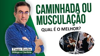 Qual melhor CAMINHADA ou MUSCULAÇÃO [upl. by Tichonn979]