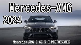 2024 Mercedes AMG C 63 S E PERFORMANCE MANUFAKTUR Graphite Grey Magno [upl. by Garrett]