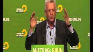 Rede von Winfried Kretschmann zu S21 und neuer Demokratie — BDK Freiburg 20112010 [upl. by Odnanref]