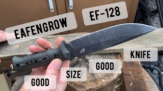 Eafengrow EF128 A awesome all around fixed blade knife [upl. by Murdock]