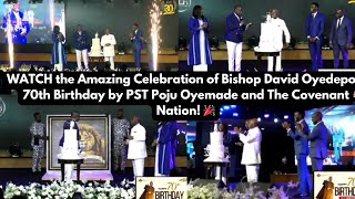 SEE HOW BISHOP OYEDEPO RECEIVES EARLY BIRTHDAY SURPRISE FROM PST POJU OYEMADE🎉🔥😁 WATCH NOW 🔥🎉 [upl. by Marella]