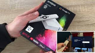 Strong LEAPS3Pimpen Sie Ihren Fernseher mit der smarten Google TVBox Unboxing und Anleitung [upl. by Savdeep]