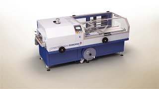 Combitech 5845 quotLquot bar sealer Shrink machine by Robopac [upl. by Freemon]