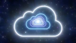 MP3FY Neon Cloud Shape Tunnel Moving in Dark Blue Night Sky Glowing Lights 4K TikTok Trend Backgroun [upl. by Allan207]