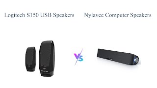 Logitech S150 USB Speakers vs Computer Sound Bar 🎧 Which One Should You Buy [upl. by Ettezzus]