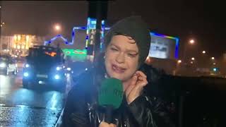 Teresa Mannion In Storm Desmond Ireland 2015 [upl. by Harraf]