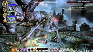 Dragon Age Inquisition  Corypheus amp Archdemon Battle [upl. by Franciscka]