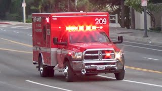 LAFD Rescue 4 amp Rescue 209 [upl. by Eahsat205]