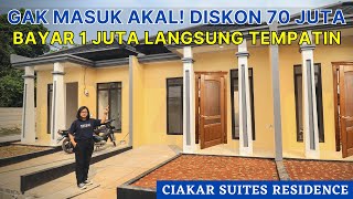 Rumah MURAH Siap Huni Nempel Citra Raya Cuma Bayar 1 Juta Langsung Tempatin  Ciakar Suite Residence [upl. by Elnar466]