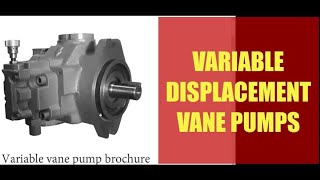 Hydraulic Variable Displacement Vane pump catalog [upl. by Adnirol]