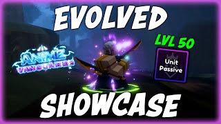 NEW EVOLVED Tengon Flashiness Showcase in Anime Vanguards [upl. by Chaudoin539]