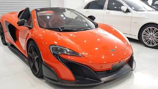 2016 McLaren 675lt Spider  Walk Around  Interior and Extiror  Startup [upl. by Atrice]