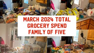 Monthly grocery wrap up for family of five in Nova Scotia [upl. by Etteval]