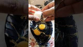 Egg Omelette Egg Fry Omlette Egg pouch food egg shorts short trending viralvideo chef [upl. by Eidnam449]