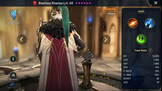 Raid Shadow Legends Hero Showcase Basileus Roanas lv 60 [upl. by Gauthier]