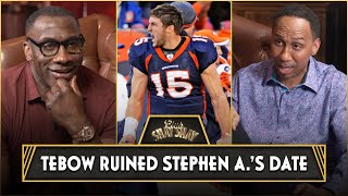 Stephen A Smiths Night Ruined With Woman By Tim Tebow amp Why He Hates The Dallas Cowboys [upl. by Honniball]