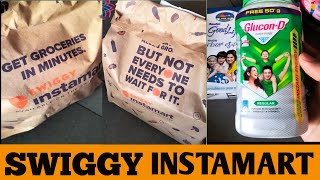 Swiggy Instamart Review  Ordering on Swiggy Instamart  Anuj ke Vlogs [upl. by Eleirbag]