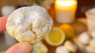 Biscuits Citron  SANS FARINE NI GLUTEN  Recette Rapide [upl. by Niggem680]