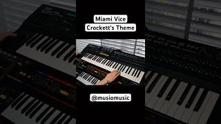 Jan Hammer  Crockett’s Theme Cover Miami Vice music synthesizer 80smusic miamivice miami [upl. by Anitsirhc]