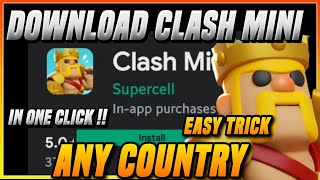 How To Download Clash Mini Any Country   Clash Mini Game Download Easily [upl. by Aromat]