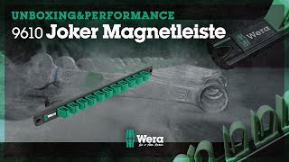 Wera  9610 Joker Magnetleiste  Performance [upl. by Lleruj903]