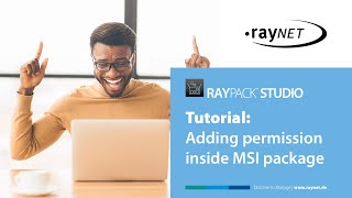 RayPack Studio Adding permission inside MSI package [upl. by Roderica]