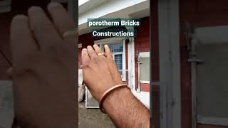 Porotherm Bricks Construction Note  Aishwaryambuilders [upl. by Derna]