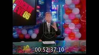 Dick Clarks New Years Rockin Eve 2006  Raw DCP New Countdown  RARE [upl. by Anana68]