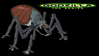 Godzilla The Series 1998  2000  Giant Water Beetle Screen Time [upl. by Vincents]