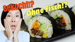 Sushi Selber Machen  Maki  Sushi Koch Anleitung  Rezept [upl. by Ricardama]