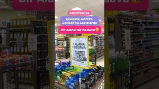 Carrefour’da Çikolata Gofret ve Jelibonlar 1 ALANA 1 BEDAVA🥳 [upl. by Itsirk733]