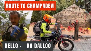 CHAMPADEVI OFFROAD ROUTE  DREAM CAME TRUE  champadevi [upl. by Hawken]