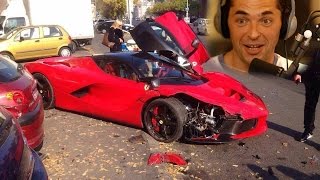 LaFerrari crash Váci út  kommentátor Palik László [upl. by Beauregard926]