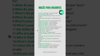 INGLÊS PARA INICIANTES [upl. by Annaliese]