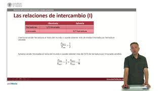 Ganancias del comercio internacional y ventaja comparativa   UPV [upl. by Zoba]