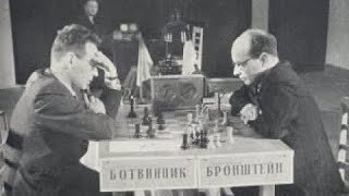 Mikhail Botvinnik vs David Bronstein  World Championship Match 1951 [upl. by Aunson95]