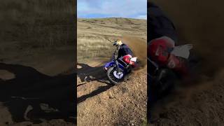 Ripping a 500cc 2Stroke on a Natural Track [upl. by Refennej]