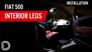 How to Install Fiat 500 Interior LEDs [upl. by Arramahs]