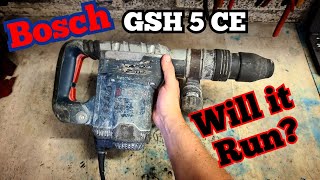 Repairing a worn out Bosch GSH 5 CE Hammer that sounds like its ready for the dump [upl. by Rusel]