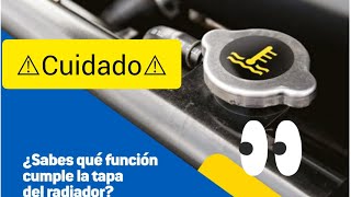 🛑Tapa de radiador⚠️ cuidados 💥💥 Funcionamiento a ⚠️⚠️ [upl. by Minier]