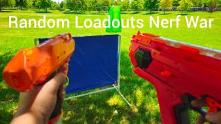 Random Loadouts Nerf War Gameplay Footage [upl. by Shere]