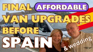 AFFORDABLE Camper Van UPGRADES before SPAIN amp MOROCCO roadtrip [upl. by Dasya878]