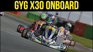 British Kart Championship Onboard  GYG Karting Senior X30  LN4 [upl. by Wilkins]