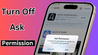 How to Turn Off Ask Permission on App Store to Download Apps [upl. by Ethelstan]