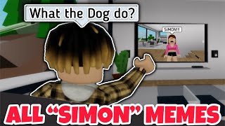 All of my FUNNY “SIMON” MEMES in 21 minutes😂 Roblox Compilation [upl. by Warwick]