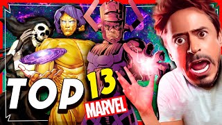 Las 13 Entidades MÁS PODEROSAS de TODO MARVEL [upl. by Avot]