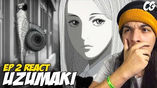 QUE ANIME BIZARRO FIQUEI HORRORIZADO  React Uzumaki EP 2  Junji Ito [upl. by Atiuqrehs]