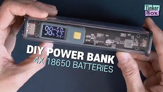 DIY powerbank using 4x 18650 batteries [upl. by Krein]